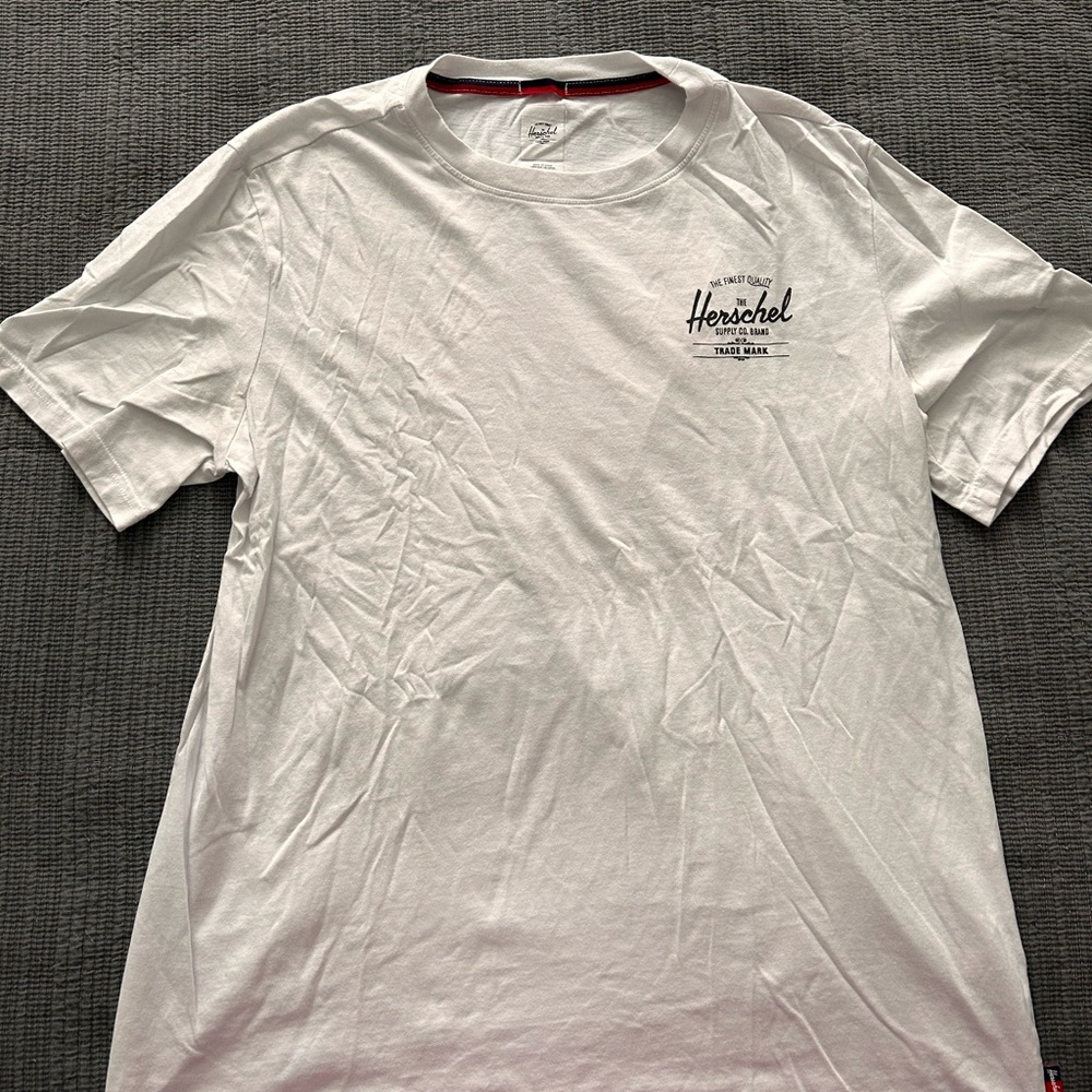 Herschel Supply Company White Men's T-Shirt